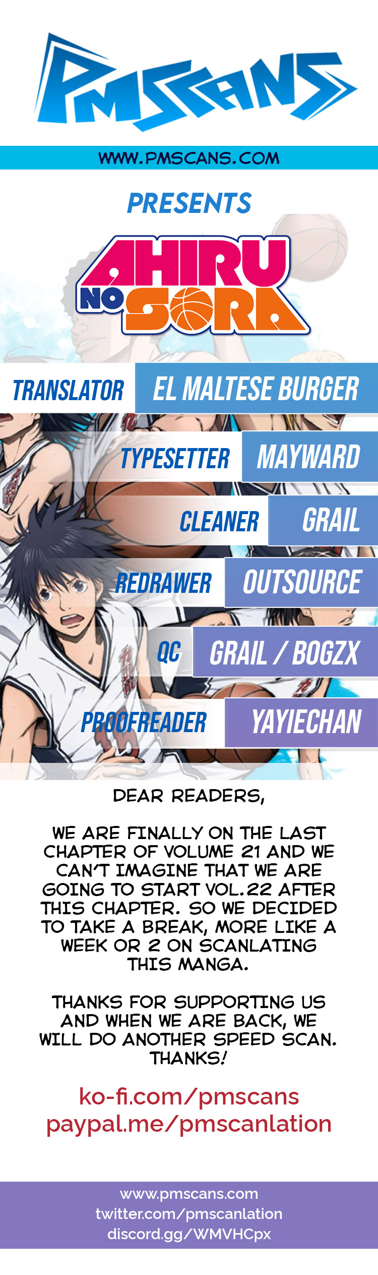 Read Ahiru no Sora EN Manga Online