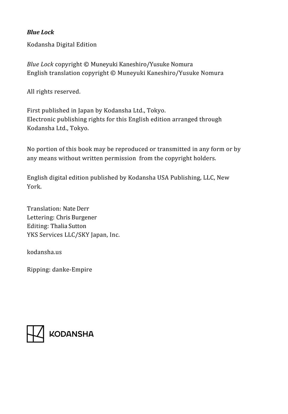 Read Blue Lock EN Manga Online