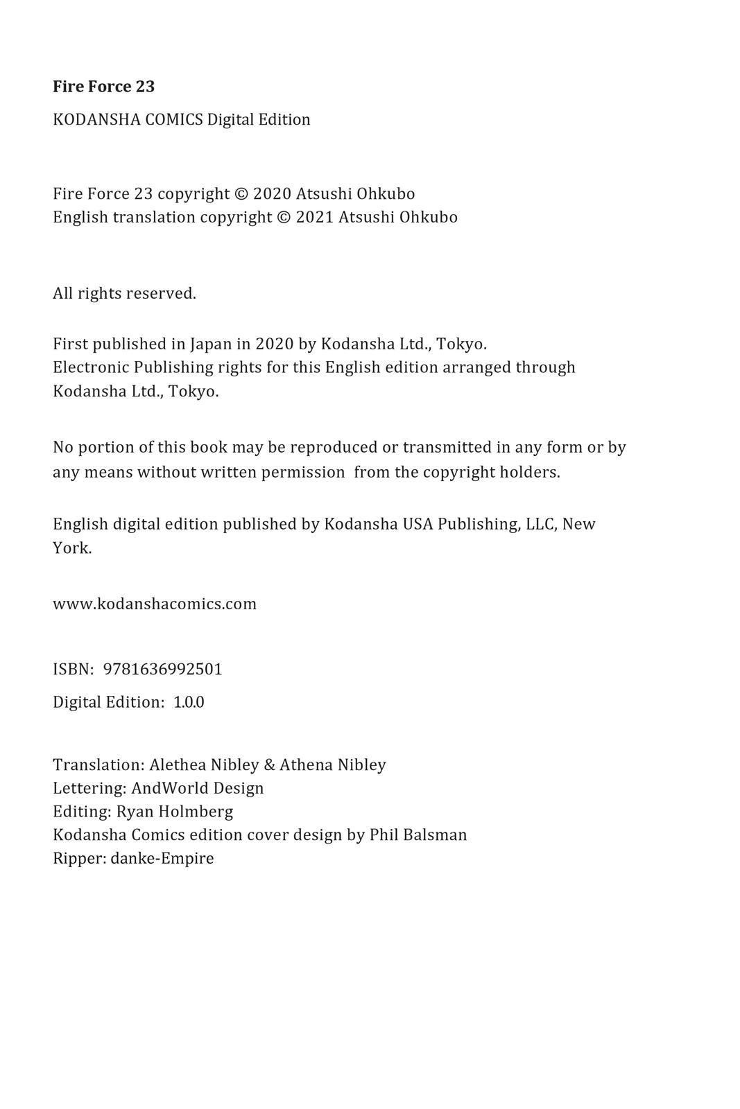 Read Fire Force EN Manga Online