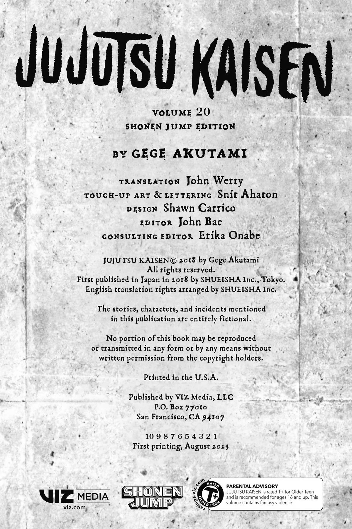 Read Jujutsu Kaisen EN Manga Online