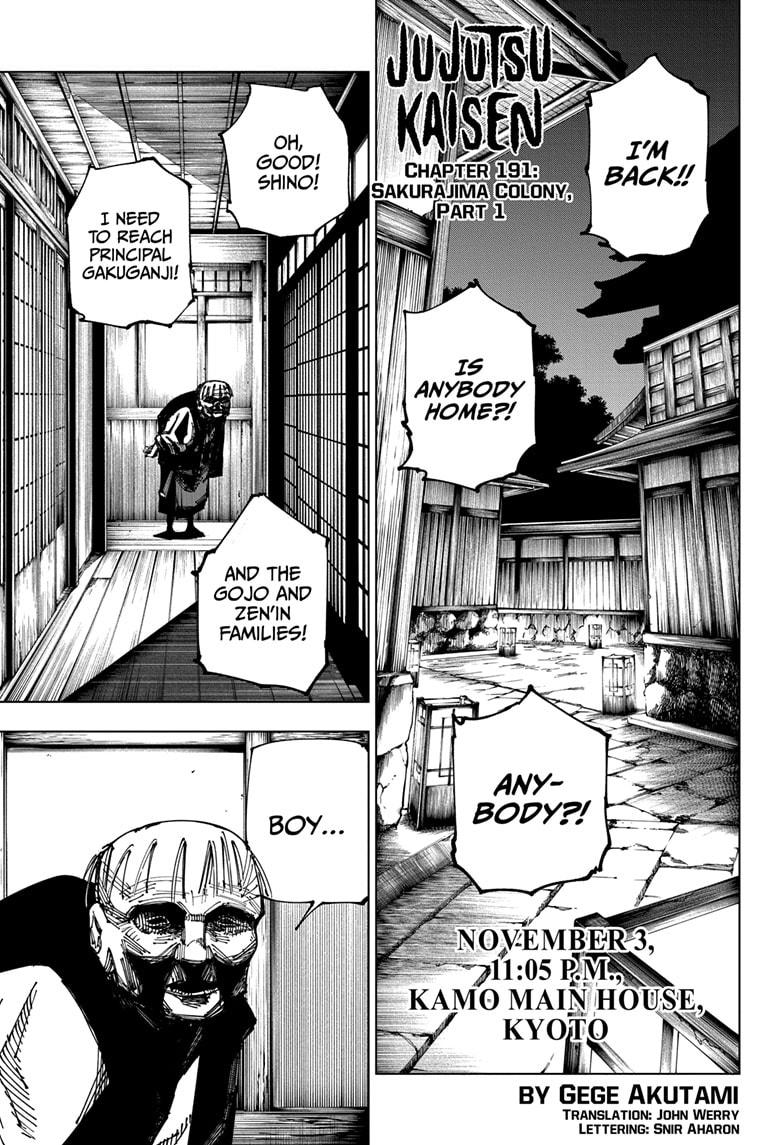 Read Jujutsu Kaisen EN Manga Online