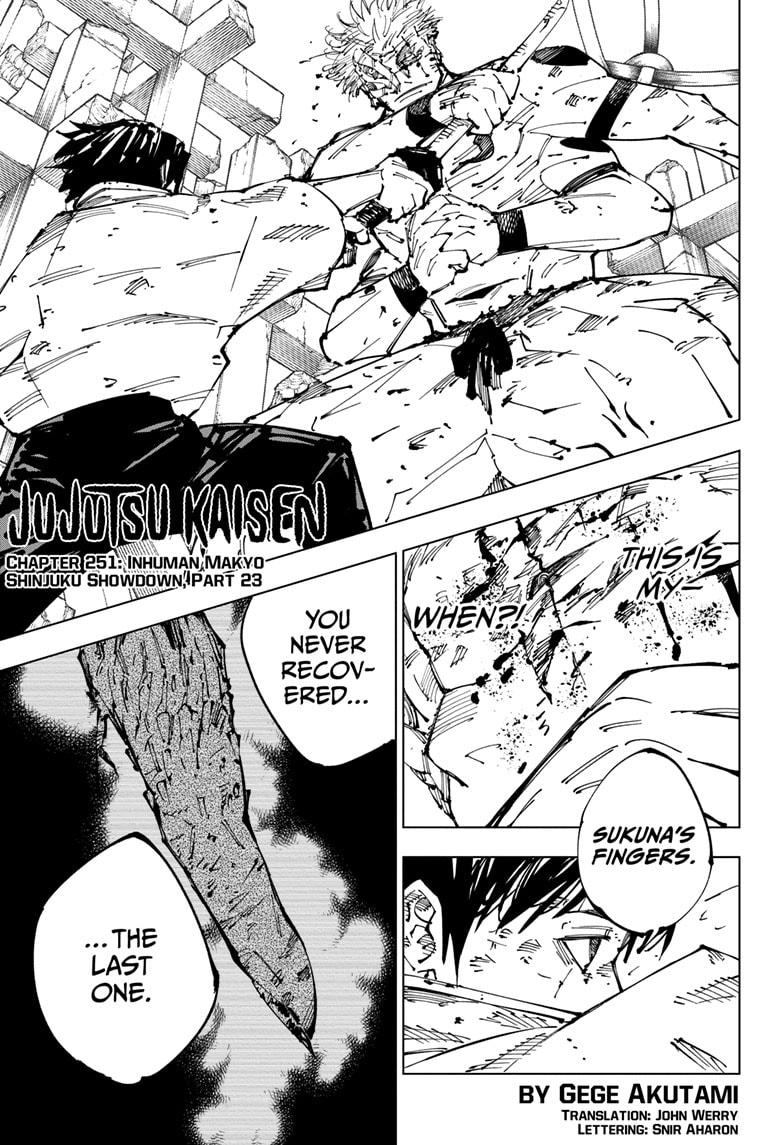 Read Jujutsu Kaisen EN Manga Online