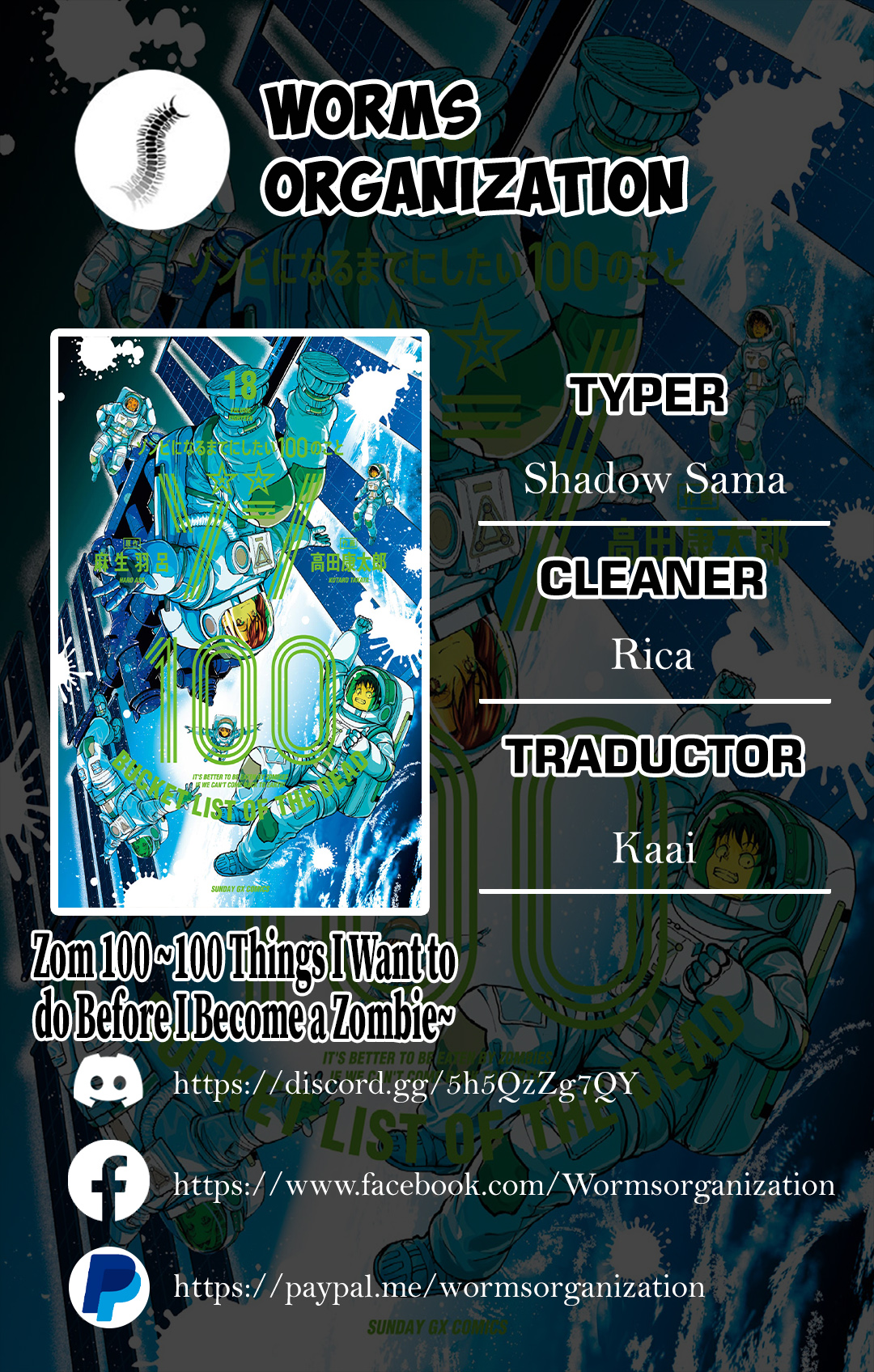 Read Zombie 100 ES Manga Online