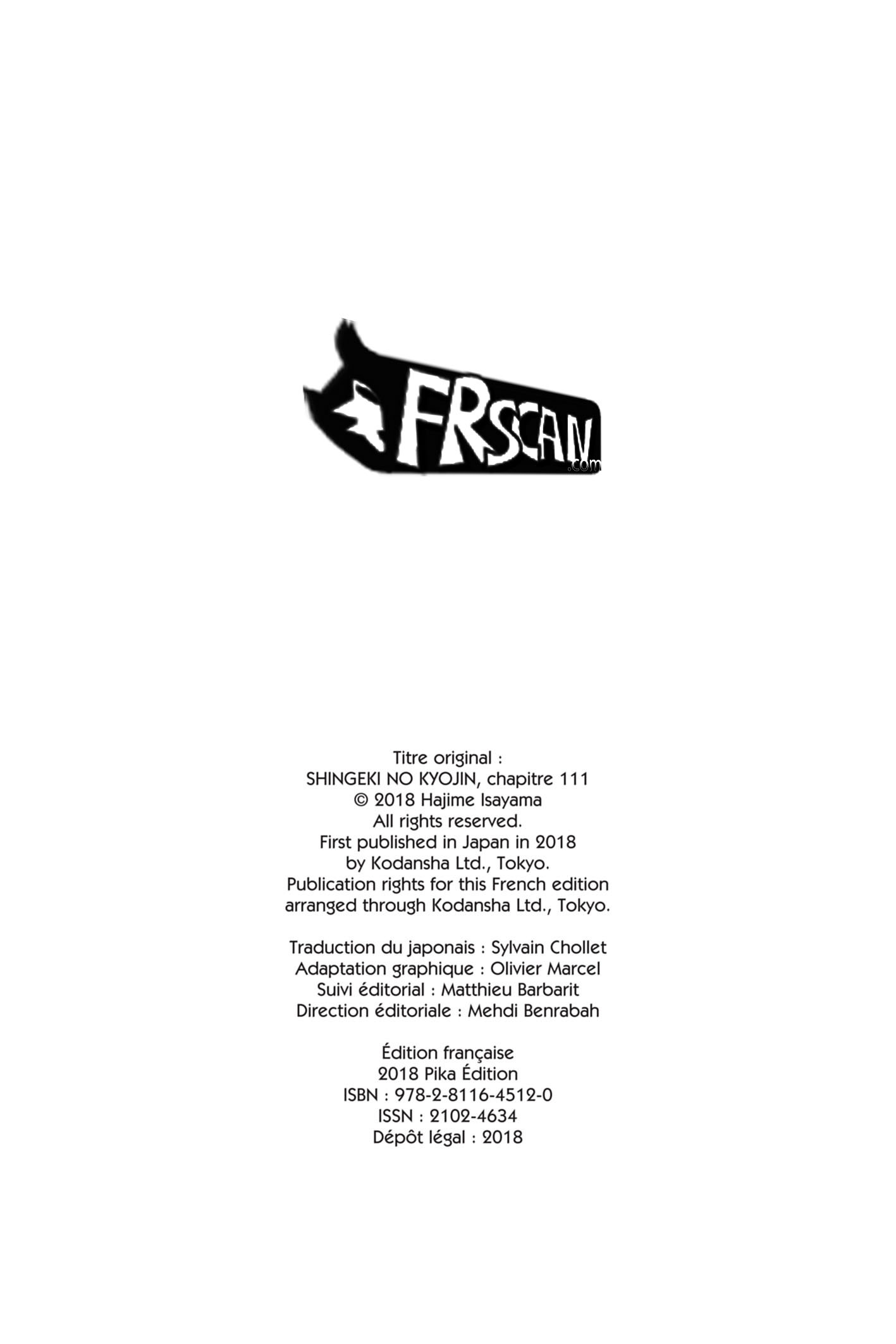 Read Shingeki no Kyojin FR Manga Online