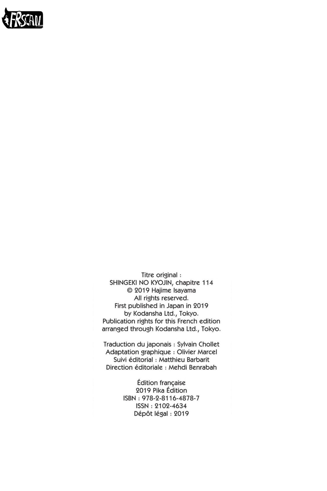 Read Shingeki no Kyojin FR Manga Online