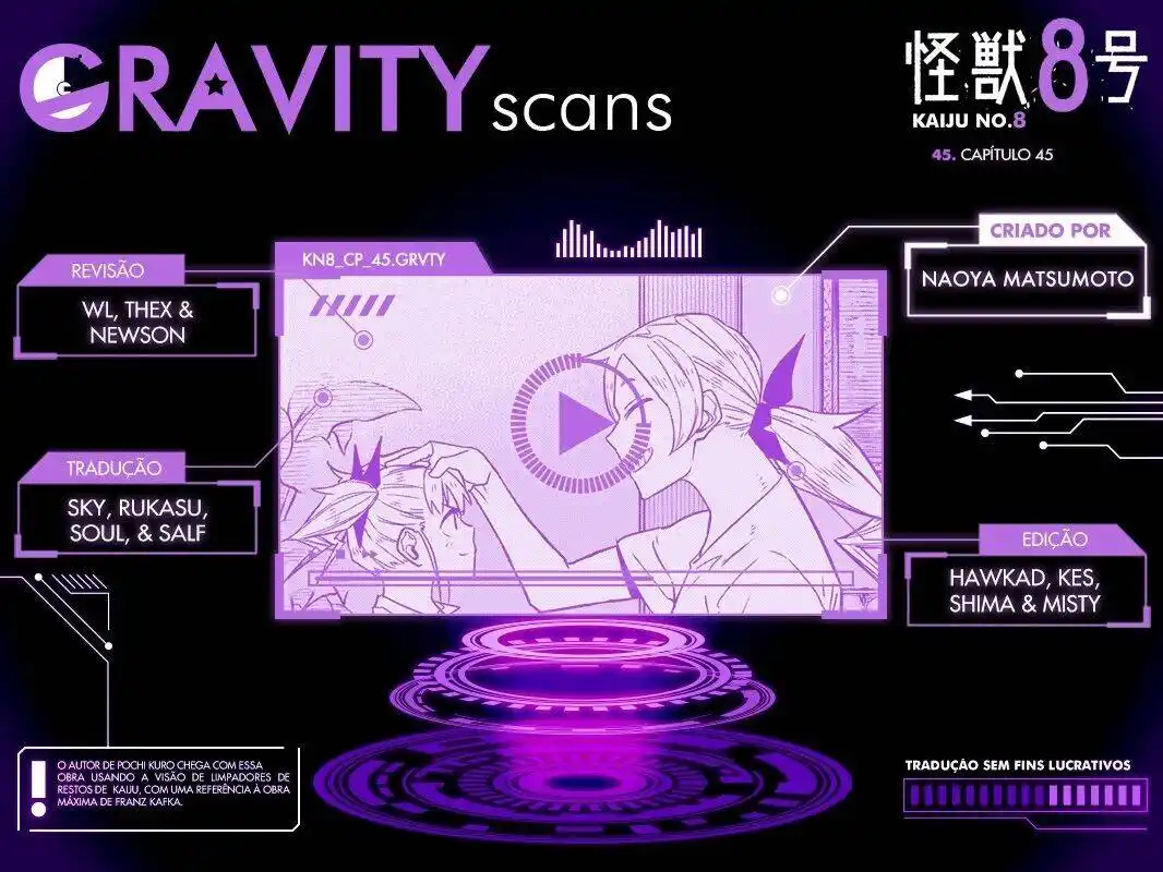 Read Kaiju No 8 PTBR Manga Online