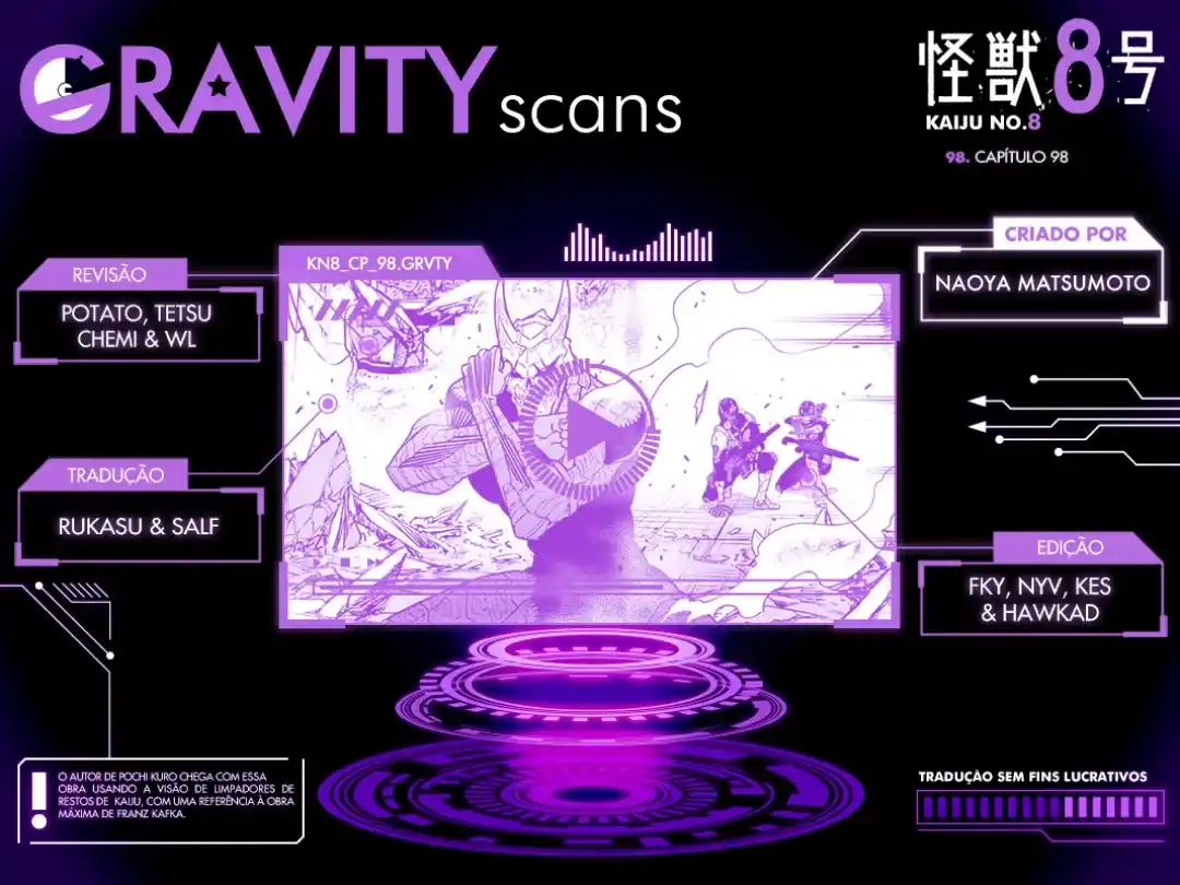 Read Kaiju No 8 PTBR Manga Online