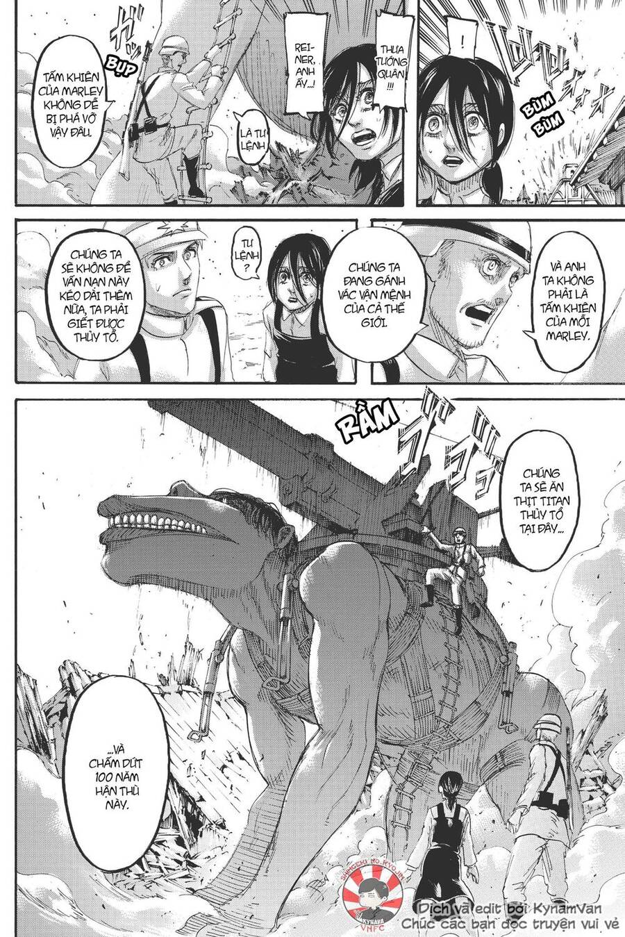 Read Đại Chiến Người Khổng Lồ VI Manga Online