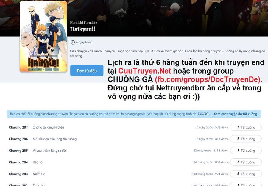 Read Haikyuu VI Manga Online