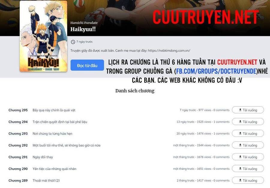 Read Haikyuu VI Manga Online