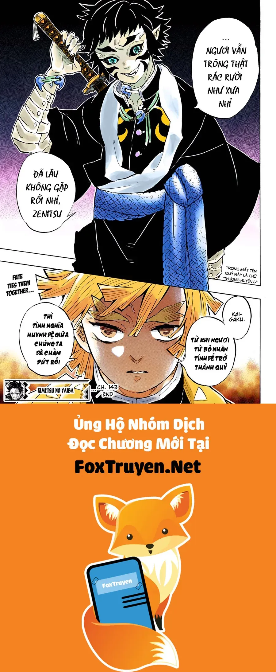 Read Thanh Gươm Diệt Quỷ Truyện Màu VI Manga Online