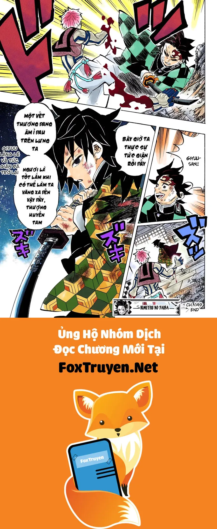 Read Thanh Gươm Diệt Quỷ Truyện Màu VI Manga Online